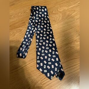 Tango Mens Poker Cards Silk Tie